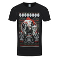 Black - Front - Rob Zombie Unisex Adult Bloody Santa Cotton T-Shirt