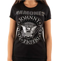 Black - Lifestyle - Ramones Womens-Ladies Presidential Seal Embellished T-Shirt