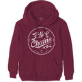 Maroon - Front - Alice In Chains Unisex Adult Circle Logo Pullover Hoodie