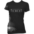 Black - Front - Tool Womens-Ladies Spectre Baby Doll Wrap Around Print T-Shirt