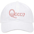 White - Front - Queen Unisex Adult Crown Logo Baseball Cap