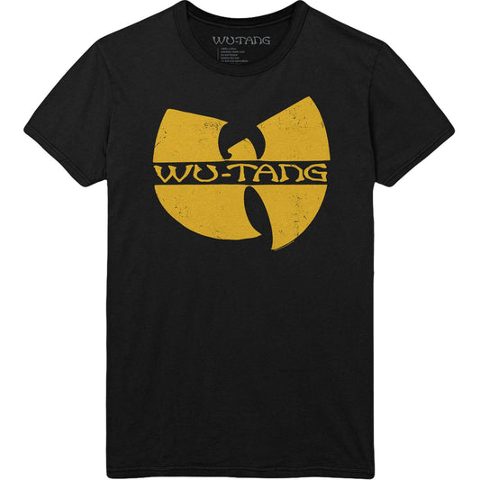Black - Front - Wu-Tang Clan Unisex Adult Logo Plus T-Shirt
