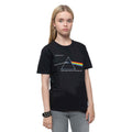 Black - Side - Pink Floyd Childrens-Kids Dark Side Of The Moon Courier Cotton T-Shirt
