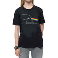 Black - Front - Pink Floyd Childrens-Kids Dark Side Of The Moon Courier Cotton T-Shirt