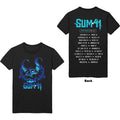 Black - Front - Sum 41 Unisex Adult Demon Cotton T-Shirt