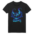 Black-Blue - Front - Sum 41 Unisex Adult Demon Cotton T-Shirt