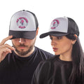 Black-White - Back - Queen Unisex Adult Fat Bottomed Girls Mesh Panel Baseball Cap