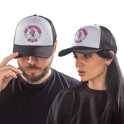 Black-White - Back - Queen Unisex Adult Fat Bottomed Girls Mesh Panel Baseball Cap