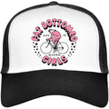 Black-White - Front - Queen Unisex Adult Fat Bottomed Girls Mesh Panel Baseball Cap