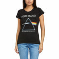 Black - Front - Pink Floyd Womens-Ladies Dark Side Of The Moon Refract T-Shirt