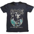 Black - Front - AC-DC Unisex Adult For Those About To Rock Outline T-Shirt