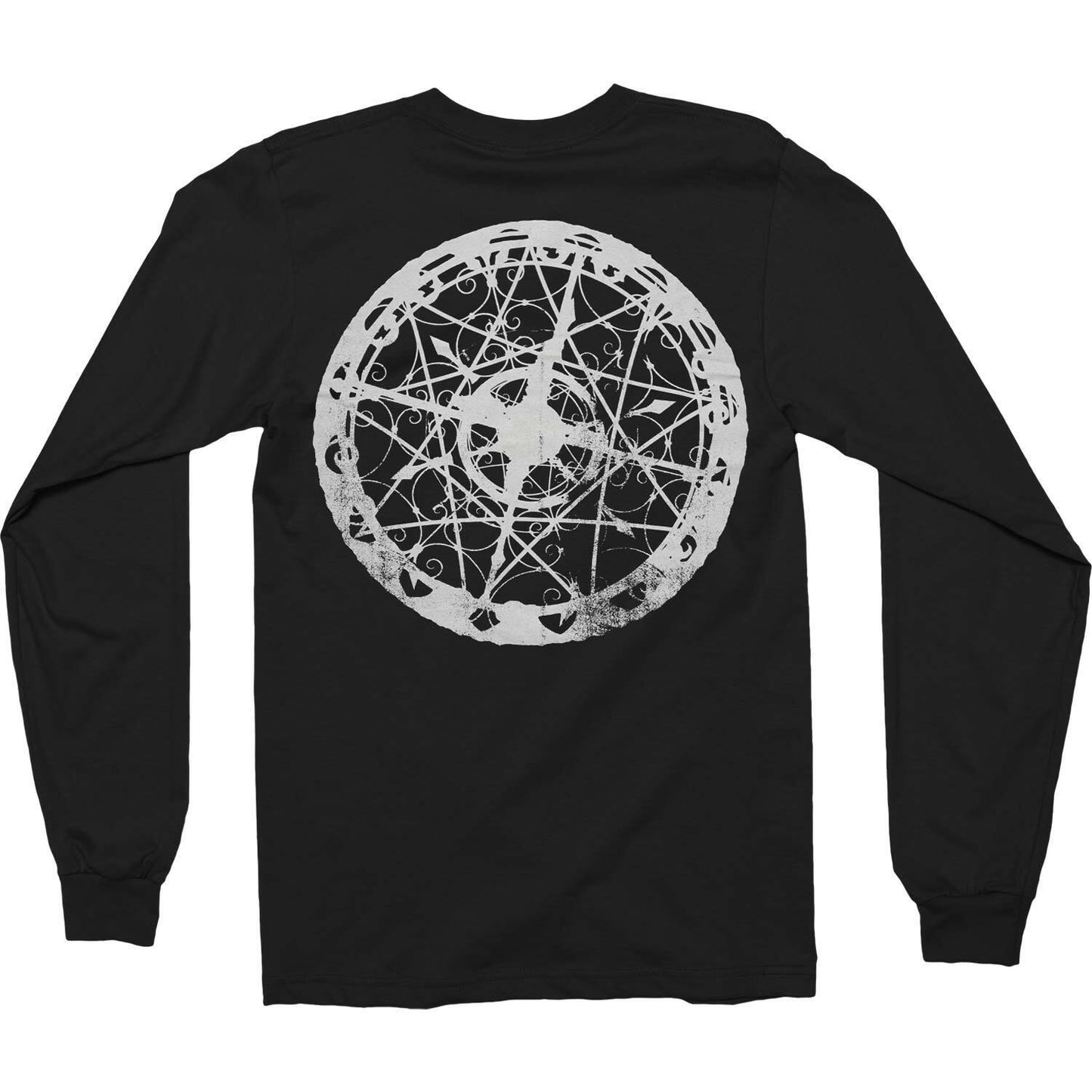 Black - Back - Slipknot Unisex Adult Subliminal Verses Back Print Long-Sleeved T-Shirt