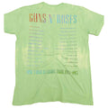 Green - Back - Guns N Roses Unisex Adult Use Your Illusion Tour T-Shirt