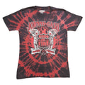Red - Front - Johnny Cash Unisex Adult Ring Of Fire Tie Dye T-Shirt