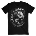 Black - Front - Iron Maiden Unisex Adult Number Of The Beast Grey Tone T-Shirt