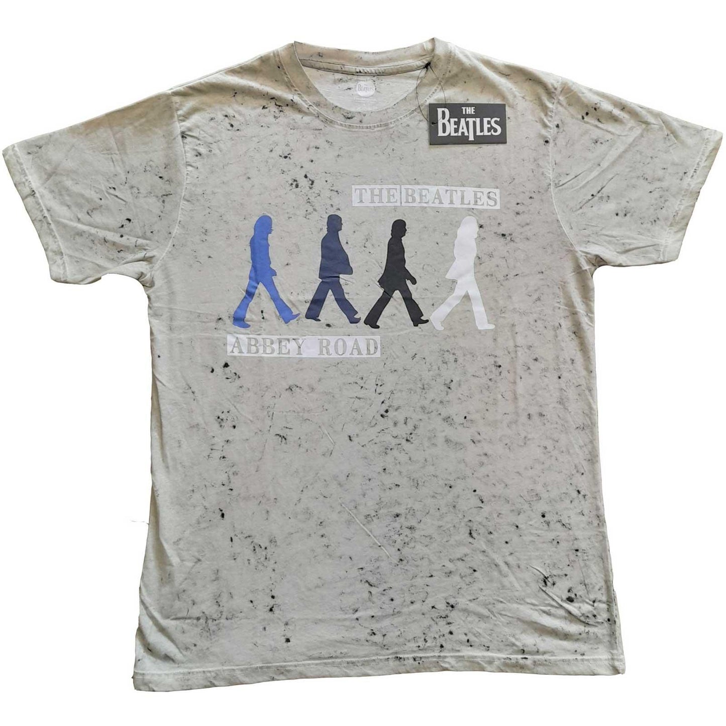 Grey - Front - The Beatles Unisex Adult Abbey Road T-Shirt