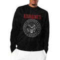 Black - Back - Ramones Unisex Adult Presidential Seal Long-Sleeved T-Shirt