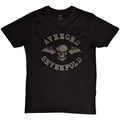 Black - Front - Avenged Sevenfold Unisex Adult Deathbat Hi-Build T-Shirt
