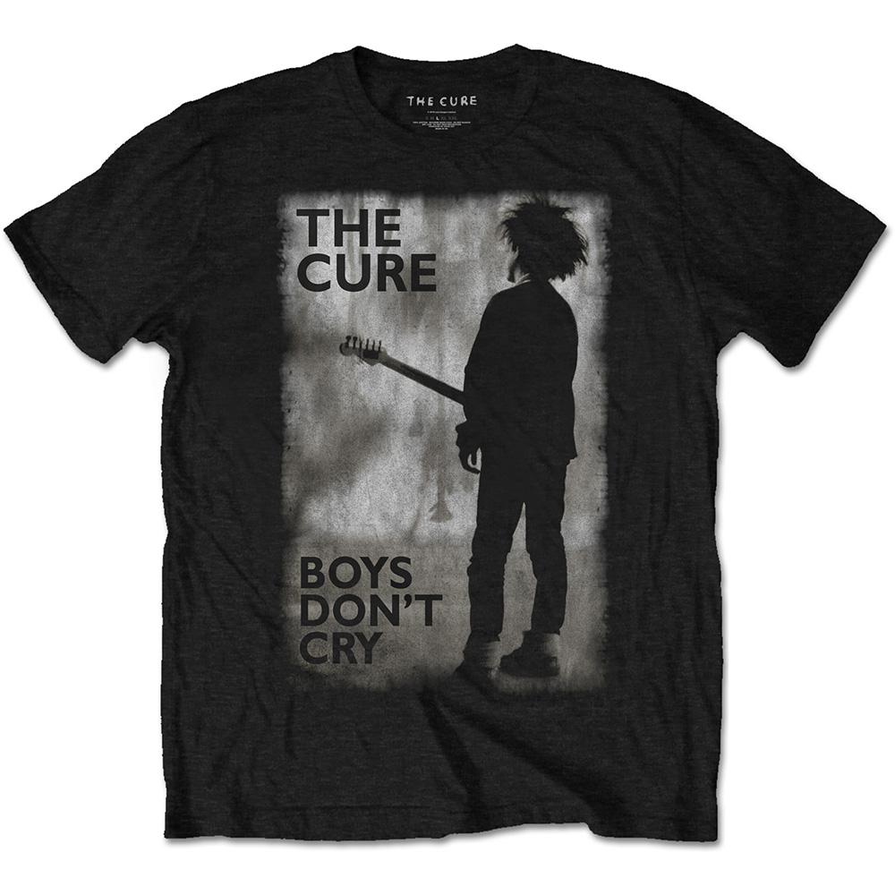 Black - Front - The Cure Unisex Adult Boys Don´t Cry T-Shirt