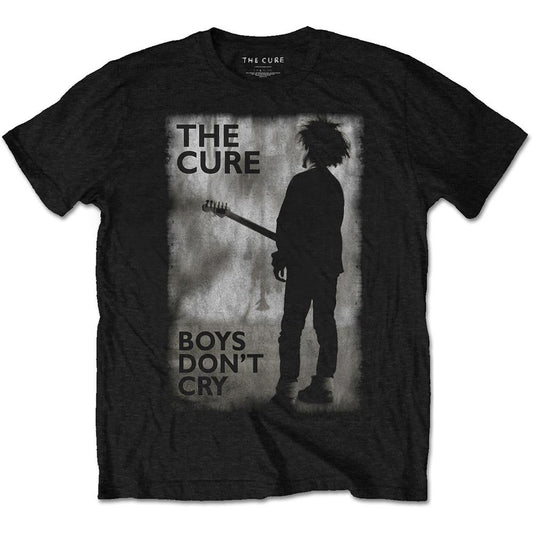 Black - Front - The Cure Unisex Adult Boys Don´t Cry T-Shirt