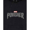 Black - Side - The Punisher Unisex Adult Stamp Pullover Hoodie