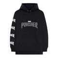 Black - Front - The Punisher Unisex Adult Stamp Pullover Hoodie