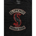 Black - Side - Slipknot Unisex Adult Dip Dye Long-Sleeved T-Shirt