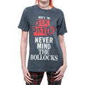 Black - Front - Sex Pistols Unisex Adult Never Mind The Bollocks Distressed Washed T-Shirt