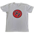 White - Front - Foo Fighters Unisex Adult Logo T-Shirt