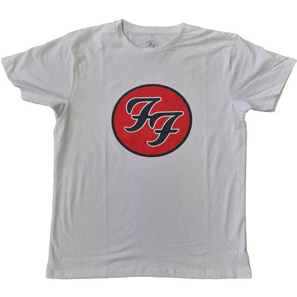 White - Front - Foo Fighters Unisex Adult Logo T-Shirt