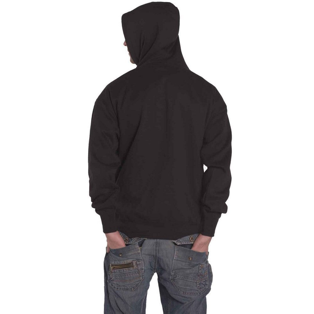 Black - Back - The Rolling Stones Unisex Adult ´82 Swirl Eco Friendly Logo Hoodie