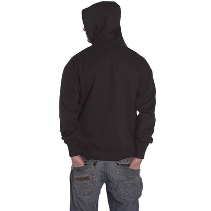 Black - Back - The Rolling Stones Unisex Adult ´82 Swirl Eco Friendly Logo Hoodie