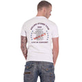 White - Back - The Rolling Stones Unisex Adult 81 Tour Dragon Cotton T-Shirt