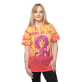 Orange - Side - The Doors Unisex Adult Light My Fire Tie Dye T-Shirt