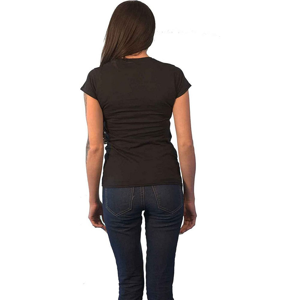 Black - Back - Tupac Shakur Womens-Ladies All Eyez On Me T-Shirt