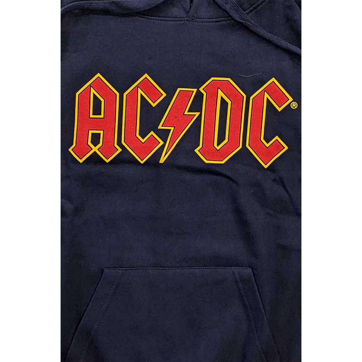 AC/DC Unisex Adult Logo Hoodie | Discounts on great Brands