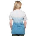 Blue - Back - Johnny Cash Unisex Adult Walking Guitar Dip Dye T-Shirt