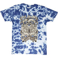 Blue - Front - Def Leppard Unisex Adult Love Bites Tie Dye T-Shirt