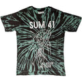 Green - Front - Sum 41 Unisex Adult Grim Reaper T-Shirt