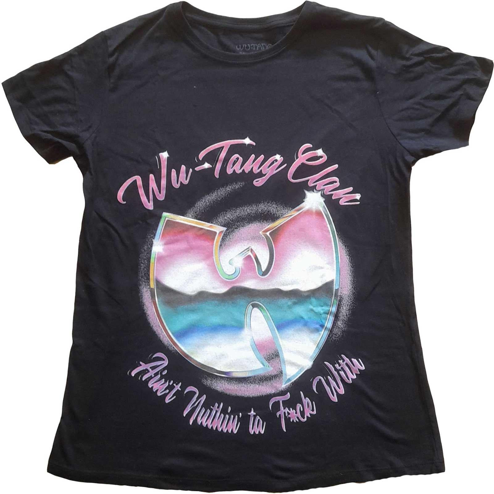 Black - Front - Wu-Tang Clan Womens-Ladies Ain´t Nuthing Ta F´ Wit Cotton T-Shirt