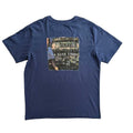 Denim Blue Faded - Back - The Beatles Unisex Adult Abbey Road Back Print T-Shirt