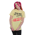 Yellow - Side - Sex Pistols Womens-Ladies Never Mind The Bollocks Album Cotton T-Shirt
