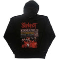 Black - Front - Slipknot Unisex Adult Minneapolis 09 Eco Friendly Hoodie