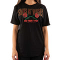 Black - Back - Guns N Roses Unisex Adult 87 Tour Embellished T-Shirt