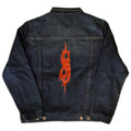 Denim Blue - Back - Slipknot Unisex Adult Tribal Logo Denim Jacket