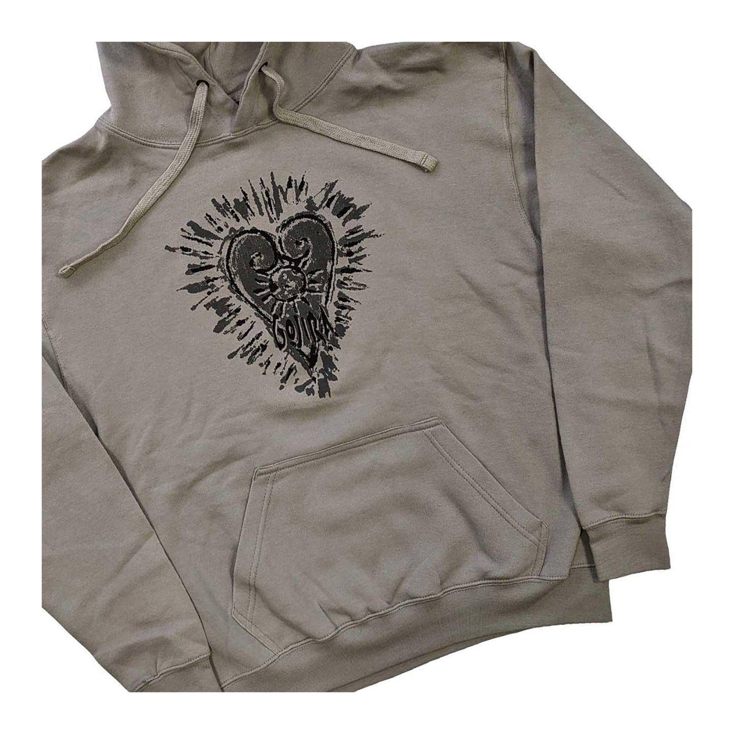 Sand - Side - Gojira Unisex Adult Fortitude Heart Hoodie