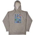 Grey - Front - The Beatles Unisex Adult Sub Montage Pullover Hoodie