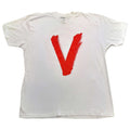 White - Front - U2 Unisex Adult Vertigo Tour 2005 V Cotton T-Shirt