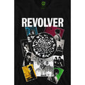 Black - Side - The Beatles Unisex Adult Revolver Montage Cotton T-Shirt