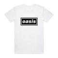 White - Front - Oasis Unisex Adult Decca T-Shirt